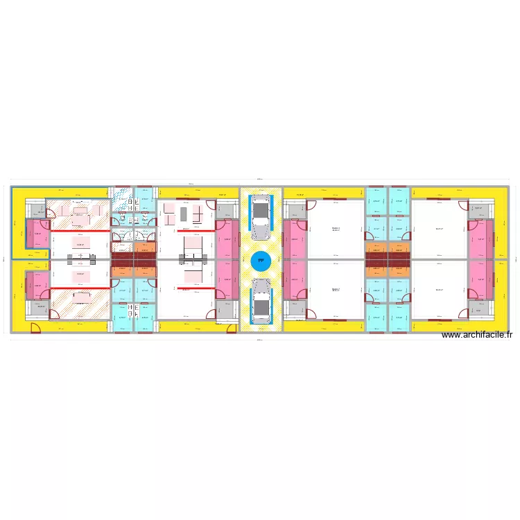 Jacqueville Studio Transformation V3. Plan de 