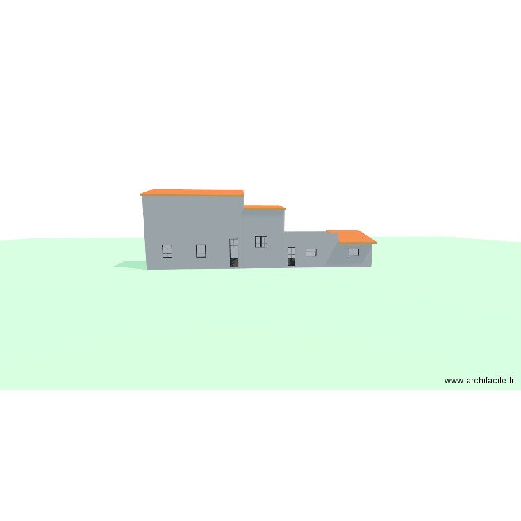 maison mesure. Plan de 4 pièces et 84 m2