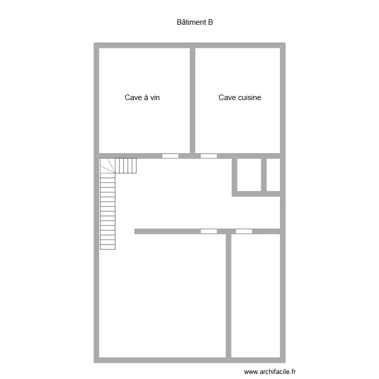 Plan bâtiment B. Plan de 6 et 155 m² Plan bâtiment B. Plan de 6 et 155 m²