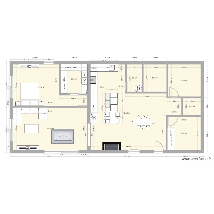 maison isa + juju. Plan de 0 pièce et 0 m2