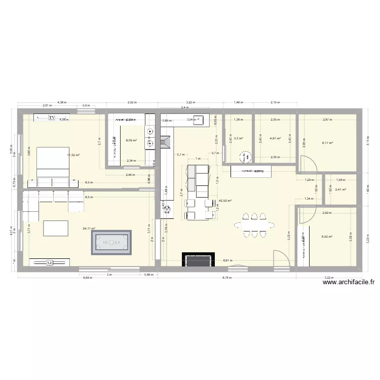maison isa + juju. Plan de 9 et 117 m² maison isa + juju. Plan de 9 et 117 m²