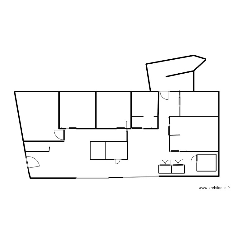 Plan de othera spa. Plan de 9 pièces et 31 m2