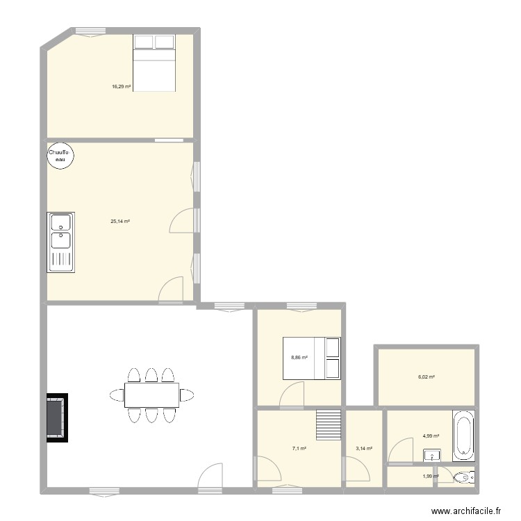 rez de. Plan de 0 pièce et 0 m2