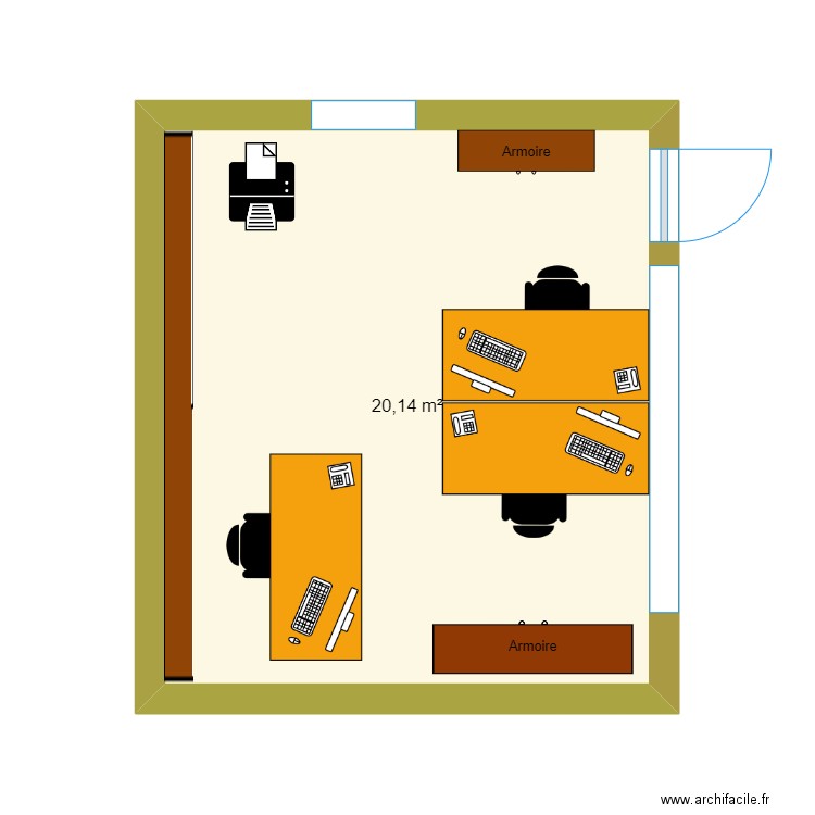 BUREAU EXPLOITE GPA. Plan de 0 pièce et 0 m2
