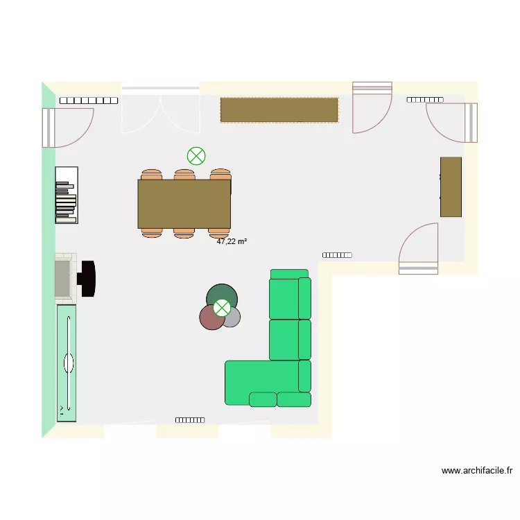 Modif salon Alain. Plan de Modif salon Alain. Plan de