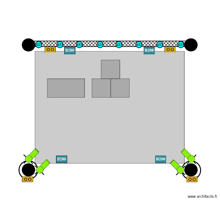 festival la virgule. Plan de 0 pièce et 0 m2