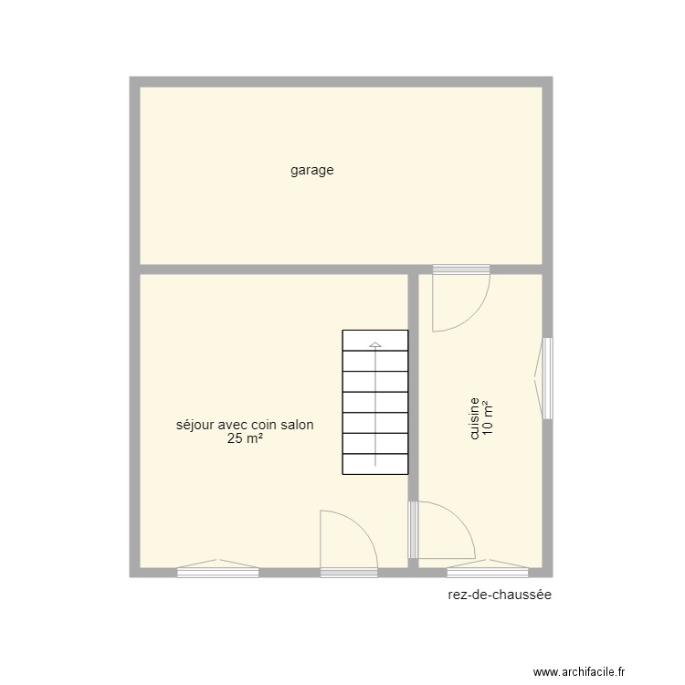 1271. Plan de 9 pièces et 56 m2