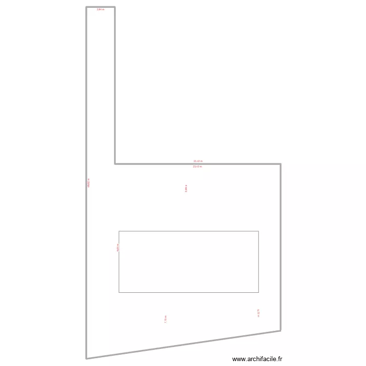 terrain camille. Plan de 