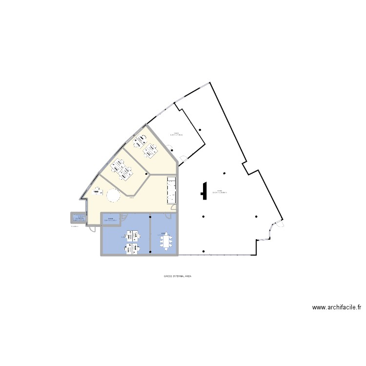Luzerne Arsenalstrasse. Plan de 6 pièces et 185 m2