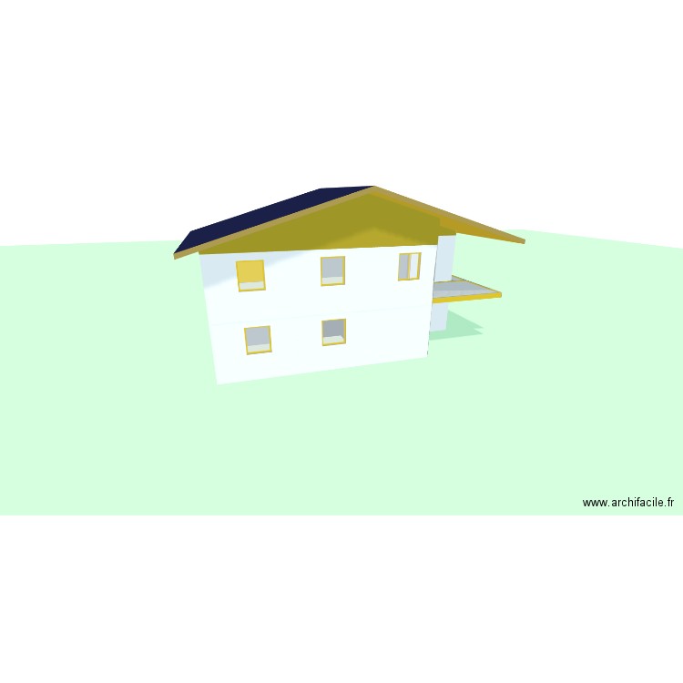 CB garage. Plan de 8 pièces et 205 m2