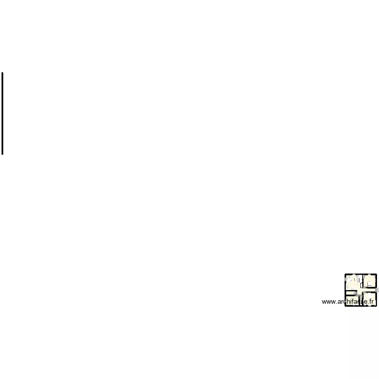 plan. Plan de 6 pièces et 126 m²