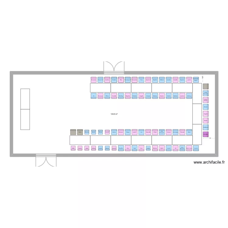 Plan Mariage. Plan de 1 et 125 m² Plan Mariage. Plan de 1 et 125 m²