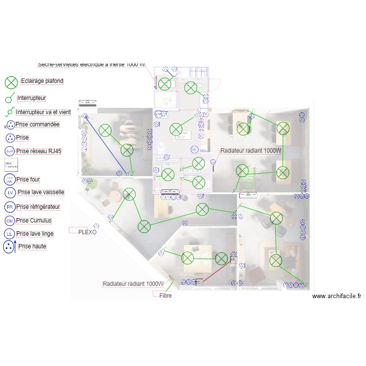 BUREAUX plan . Plan de 0 pièce et 0 m2