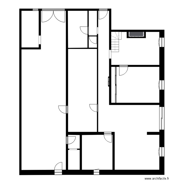 BONNET. Plan de 18 pièces et 435 m2
