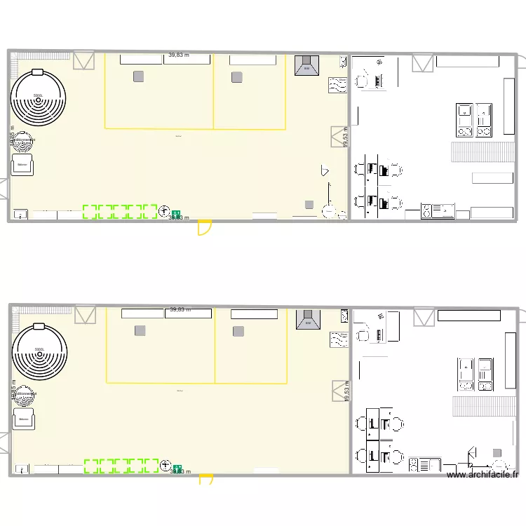 Zone Logistique - D&eacute;placement DALMEC. Plan de 