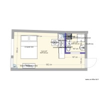 Studio 18m2 habitables 