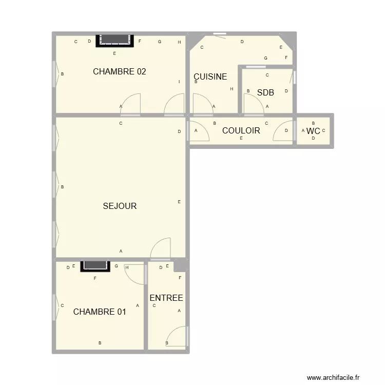 PLAN 38 GAMBETTA PLOMB. Plan de 