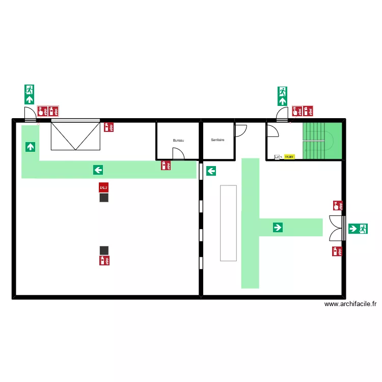 Allo express etage. Plan de 