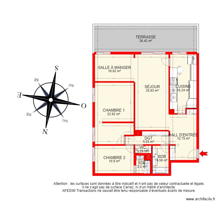 BI17378 -. Plan de 14 pièces et 157 m2