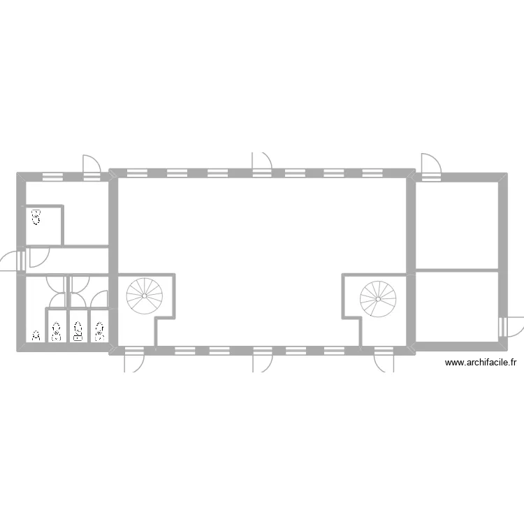 Ecosite natura rez 2. Plan de 8  et 154 m²