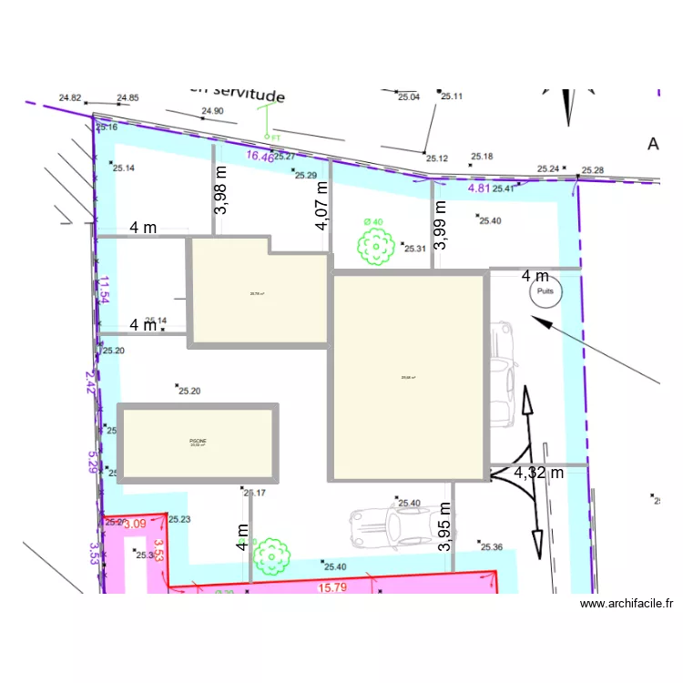 MAISON ZIEHL LE PRADET. Plan de 3 et 105 m² MAISON ZIEHL LE PRADET. Plan de 3 et 105 m²