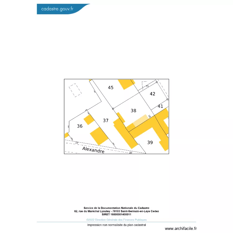 plan de masse. Plan de 