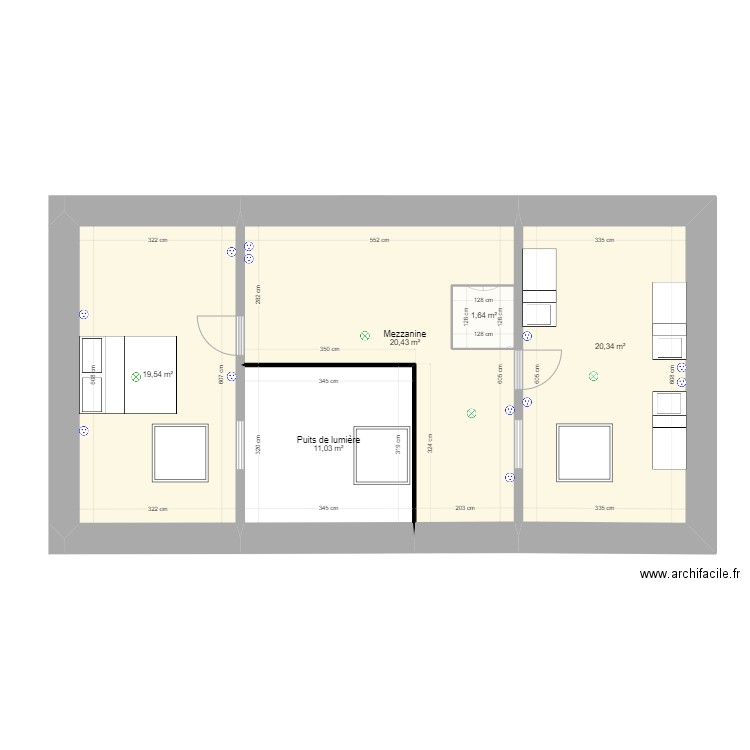 Brehat Etage V. Plan de 8 pièces et 148 m2