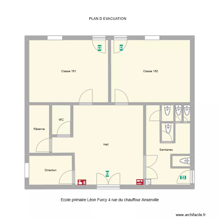 Furcy Anserville. Plan de 