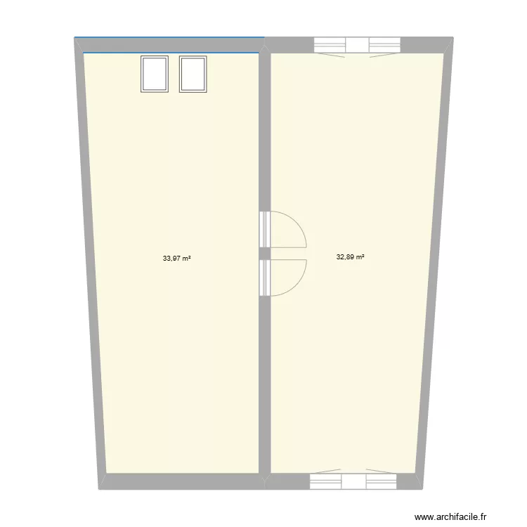 GRENIER TETA. Plan de 