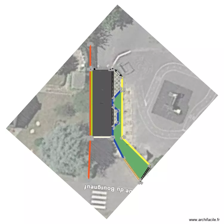 Aménagement entrée ecole. Plan de Aménagement entrée ecole. Plan de