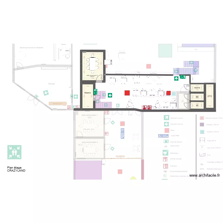 plan rdc Crazyland. Plan de 18 et 99 m² plan rdc Crazyland. Plan de 18 et 99 m²