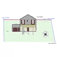 Fa&ccedil;ade c&ocirc;t&eacute; jardin