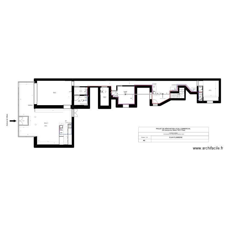 MAISON GABRIEL PLAN plomberie. Plan de 0 pièce et 0 m2