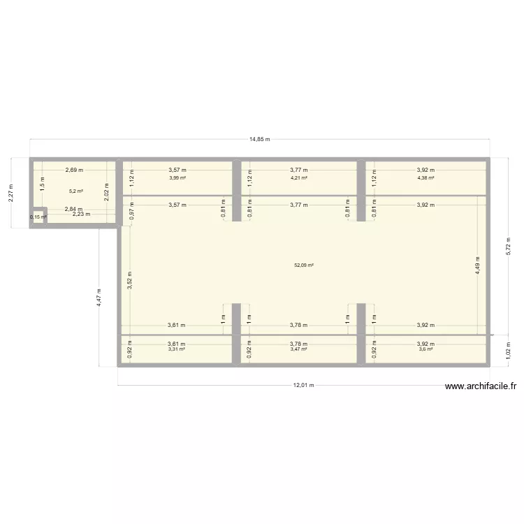 combles TER. Plan de 