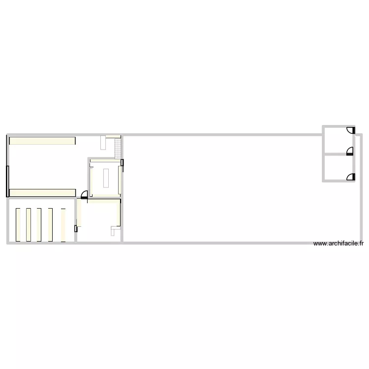 Oloron_GARNIER. Plan de 7  et 618 m²