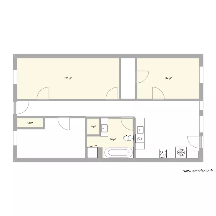 plan - locataire. Plan de 5 Pièces et 40 m² plan - locataire. Plan de 5 Pièces et 40 m²