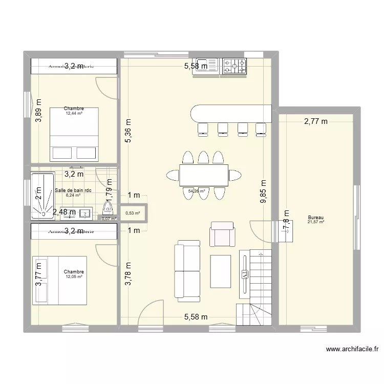 BERNARD DELATTRE. Plan de 