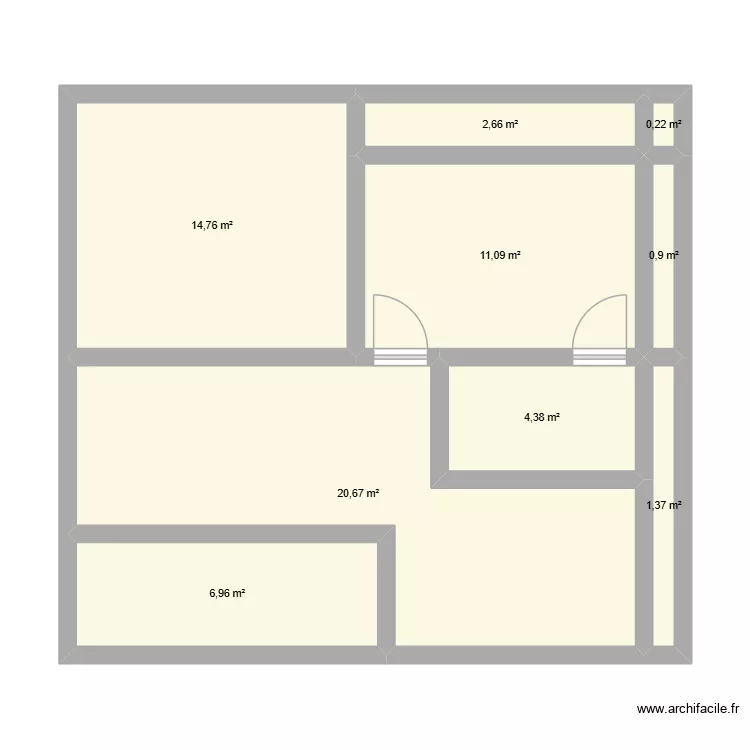 plan rénovation. Plan de 9 et 63 m² plan rénovation. Plan de 9 et 63 m²