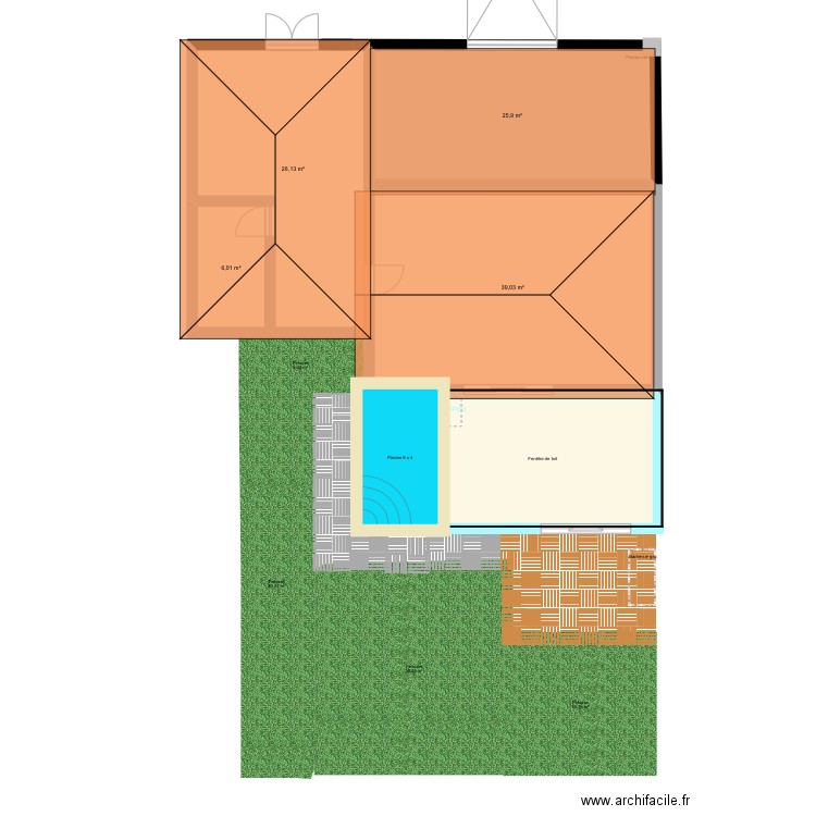 Jamie2.0. Plan de 5 pièces et 117 m2