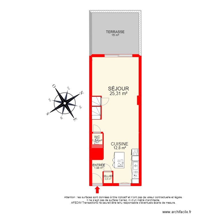 BI 17520 -. Plan de 23 pièces et 139 m2