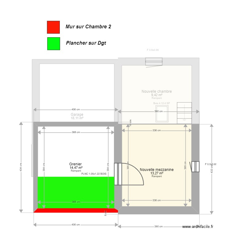 ML24002644. Plan de 5 pièces et 70 m2