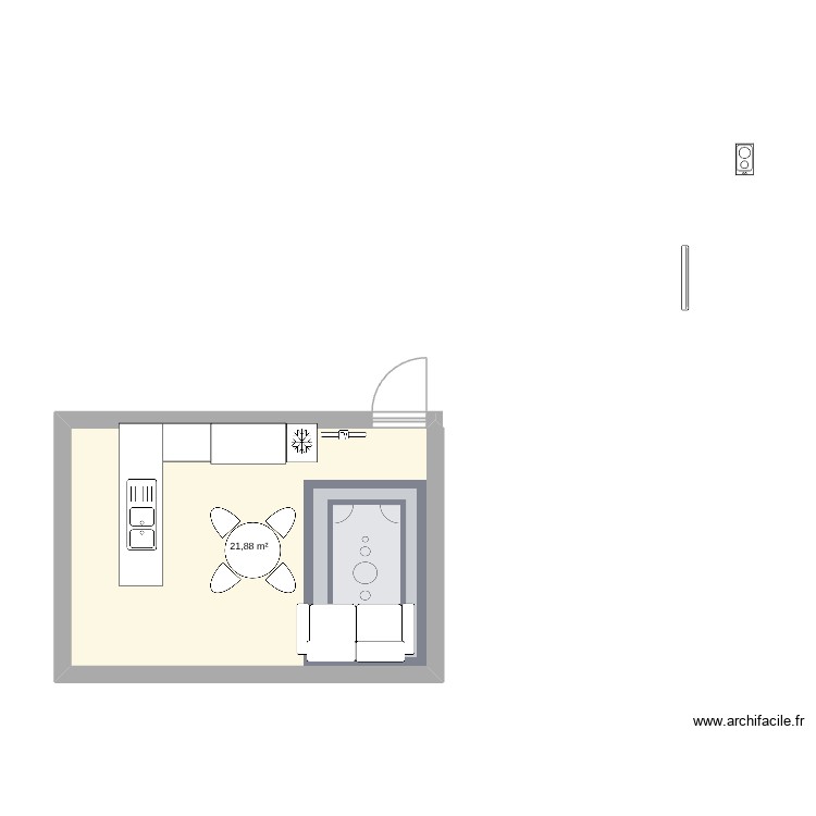 Appart. Plan de 0 pièce et 0 m2