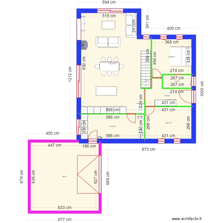 maison 8. Plan de 0 pièce et 0 m2