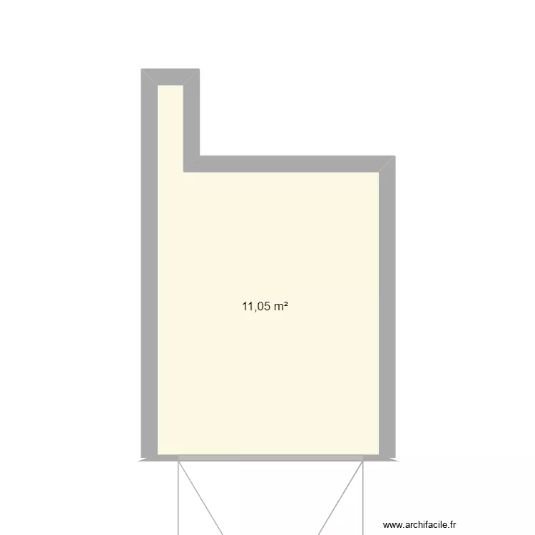 Plan parking. Plan de 1  et 11 m²