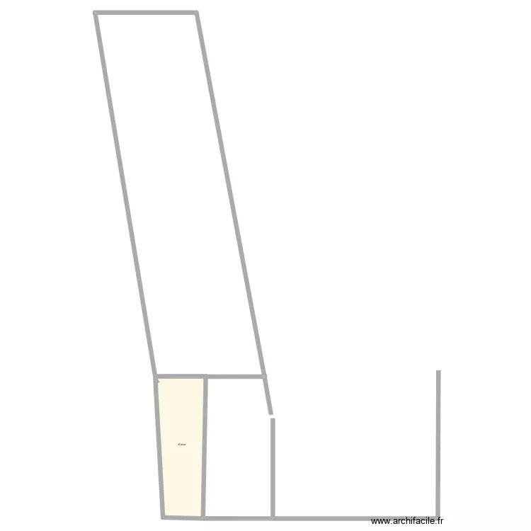 Partie cadastrale A321g. Plan de 