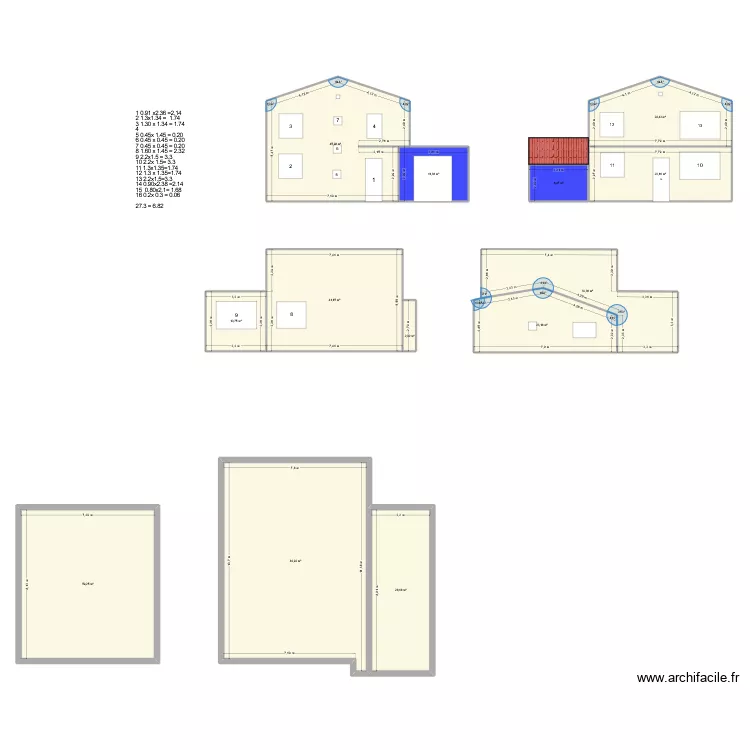 khampraseuth 1. Plan de 13 pièces et 390 m²