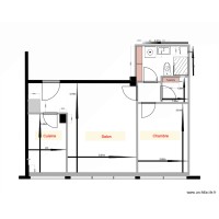 Plan Appart Lucie V2 Dimmensionné