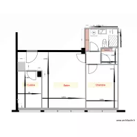 Plan Appart Lucie V2 Dimmensionn&eacute;