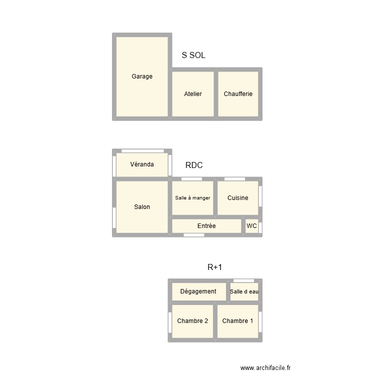 2509 DENIEL MICHEL. Plan de 13 pièces et 17 m2