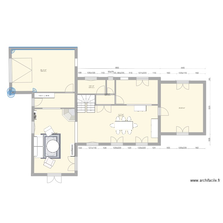 Extension Cap-Coz. Plan de 0 pièce et 0 m2